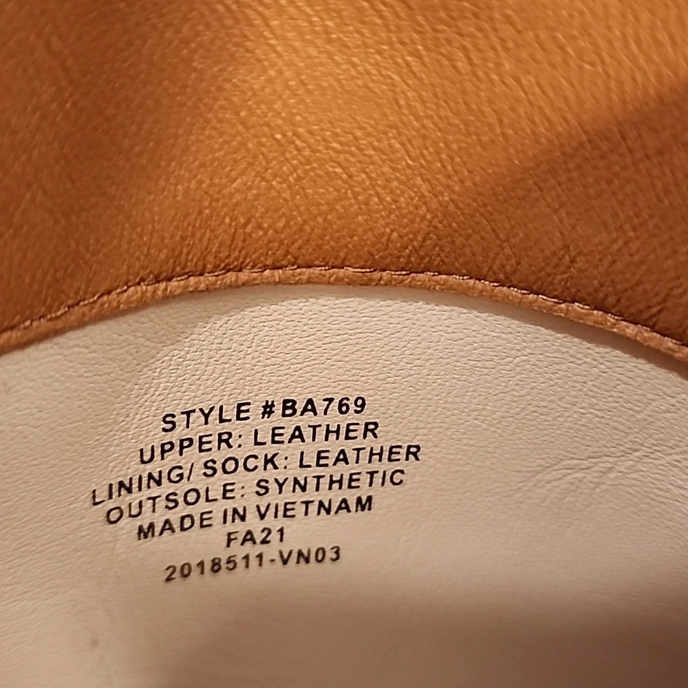 J. Crew Riding Boots Over The Knee Caramel Leather Style BA769 Women's size 6.5